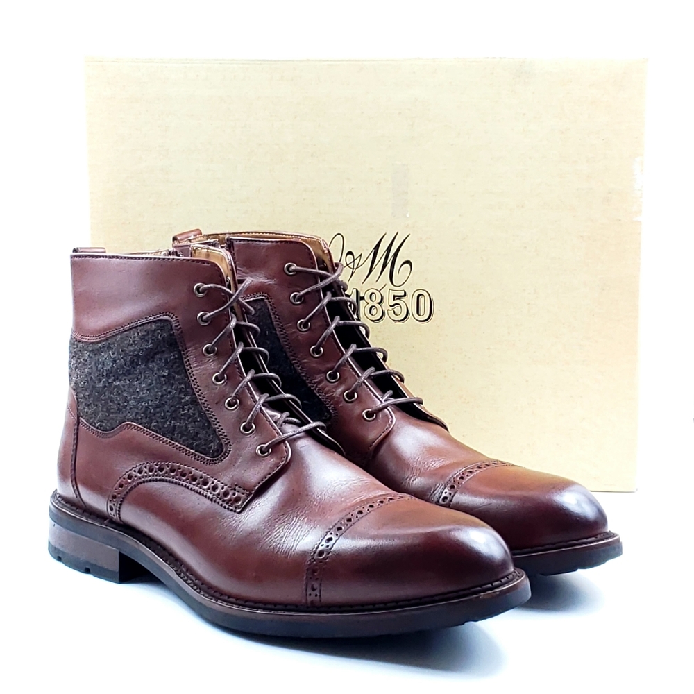 Johnston & murphy Fullerton cap toe chukka boots